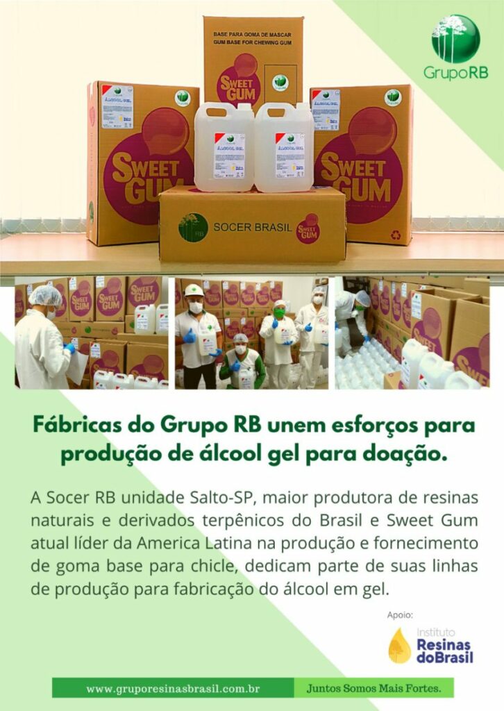 F Bricas Do Grupo Rb Unem Esfor Os Para Produ O De Lcool Gel Para